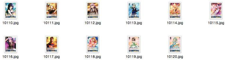 WS Black & White Twin Wing Card Bangdream Handout Blue U Card