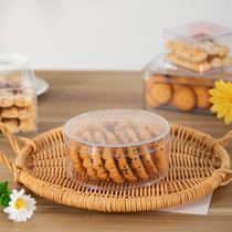 Mousse Cake Box Tiramisu Wood Chaff Bean Milk Small West Point Klayer Crispy Egg Roll Packaging Box Sub Transparent Biscuit Case