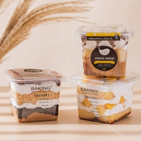 Векционная чашка торт коробки для фруктов рыбалка для выпечки мусса