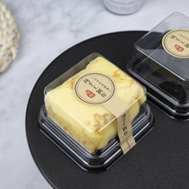 Square ice moon cake blister box mango durian Banji snow Mei Niang West spot packaging box transparent cake packaging box