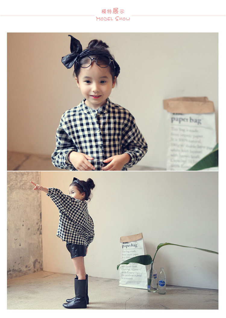 Chemise fille à manche longue - Ref 2085550 Image 7