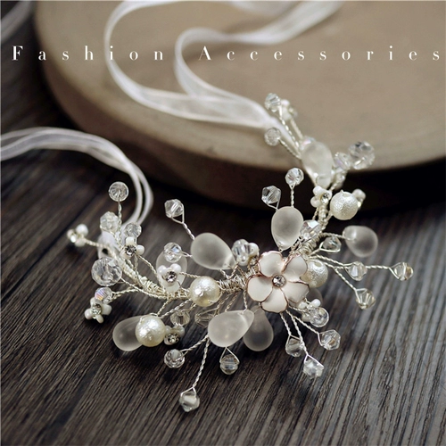 Корейский цветок на запястье, свежий детский танцующий браслет, для подружки невесты