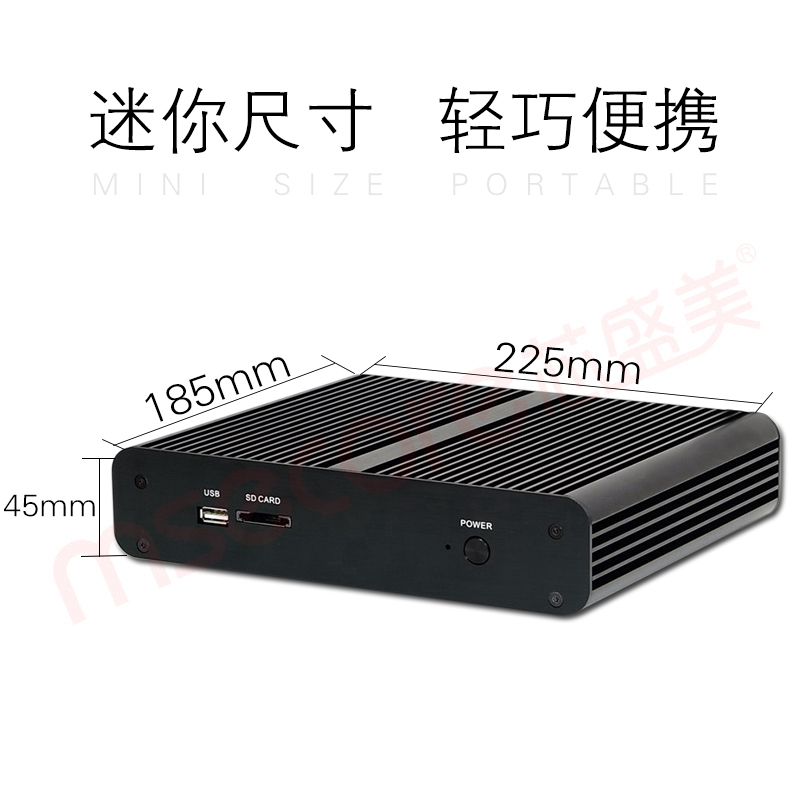 Zhanmei I7-7500U I7 8550U Mini computer host Mini office computer HTPC living room small host