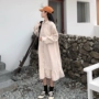 Mùa thu sang trọng váy dài nữ 2018 mới Hàn Quốc phiên bản của bến cảng gió retro xù áo đầm dài tay áo một từ váy đầm chữ a cho người mập