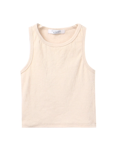 Короткая белая майка без рукавов, в американском стиле, в обтяжку