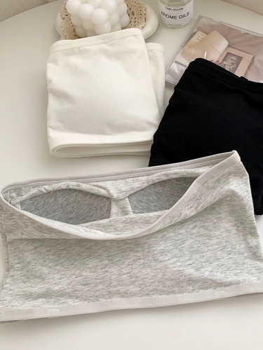 Белый шикарный обертывание груди, антиоткрывающий маленький облегающий топ, женский цельный топ без бретелек, подушечка для бюстгальтера, топ без рукавов, внутренняя майка