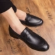 Giày da nam 2020 phong cách Anh mới của nam giới Hàn Quốc giày đế thấp xu hướng tất cả các kết hợp phù hợp với công việc giày nam bình thường - Giày thấp