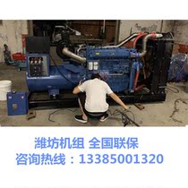 200kw Weifang diesel generating set 6-cylinder 300kw400kw500kw three-phase 380 Site construction breeding