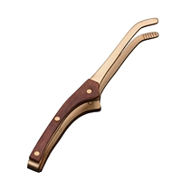 One -Piece Pure Copper Tea Clip (Rosewood)
