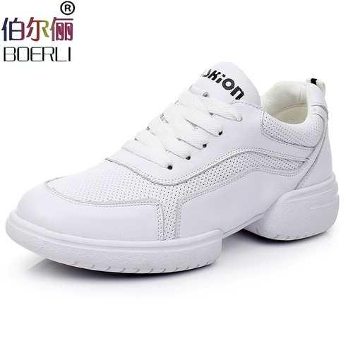 Летняя белая обувь, дышащие танцующие туфли, мягкая подошва