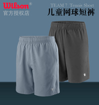 Wilson COMPETION Childrens Teen Tennis Shorts Fast Dry Dry and Sweat and Comfort