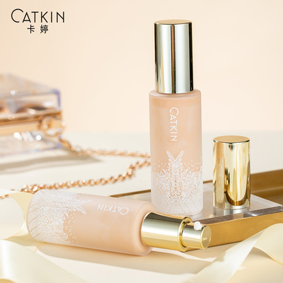 【卡婷紫】雪参次抛粉底液控油遮瑕膏