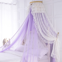 Golden bedroom Princess main wind mosquito net 18 m bed double household European Court 1 5m double layer Winter and Summer 2 mosquito net mantle