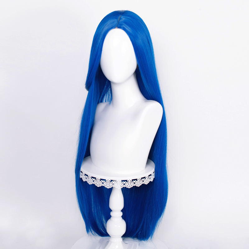 Style 14Diffuse US China branch 1 m long straight 100 cm Polychromatic hair Mother modelling Practice Universal use cos Wigs False hair silica gel scalp top