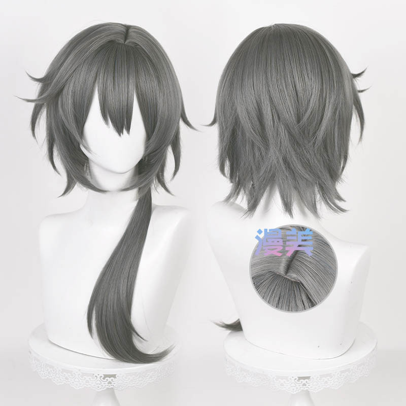 Manmei Idol Es Dream Festival 2 Crazy:B Tsutsumi Danji Cosplay Wig with Hair Styling Technique and Reverse Curling
