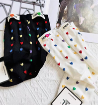 New dopamine Eurostock Sox children ins and outside wearing personality light extravagant followed by cloth sign ornament Colour loving cotton