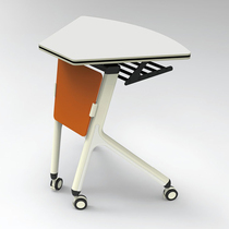 Folding training table fan-shaped combination desk long table strip table long table plate computer table round conference table