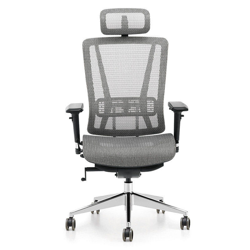 Breathable mesh big chair Simple boss chair Household lifting office chair with headrest swivel chair Fashion computer chair