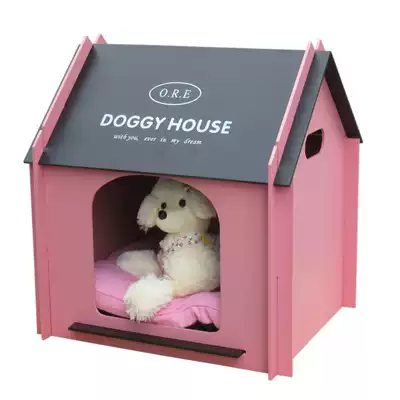 Export quality indoor Kennel Dog House wooden house high-grade pet nest cute kitten nest lacquered cat Villa