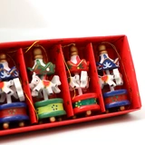 Рождественская подвеска, деревянный декор для детского сада, 8см, подарок на день рождения