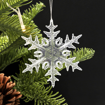 Linjie Christmas Snowflake Office Decoration Snowflake Shopping Mall Christmas Decorations Christmas Tree pendant Snowflake string