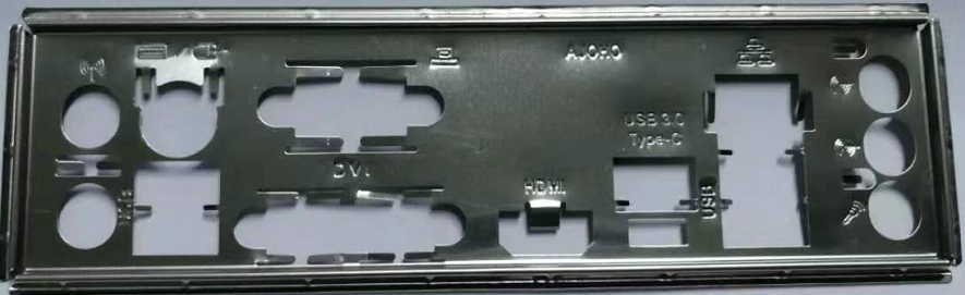 10011 original Huajian Z370 PRO4 motherboard baffle chassis IO block physical diagram non - ordered