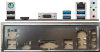 00041 Original MSI A320M B350M PRO-VH PLUS motherboard bezel physical map not customized