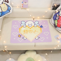 Room pint small blue and his friend G fat menstrual mat physiological period waterproof and breathable washable great aunt mat anti-leak