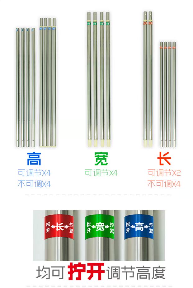 lưới thép không gỉ dày stent đậm lưới vuông ký túc xá giá mà không có khung khung cơ sở [] Semi - Lưới chống muỗi mùng ngủ xếp gọn