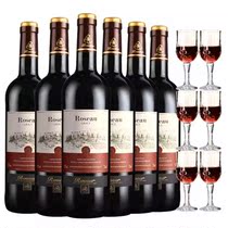 French original bottle imported red wine Rosa Estate (ROOSAR) elegant version of dry red wine 750ml * 6 whole box