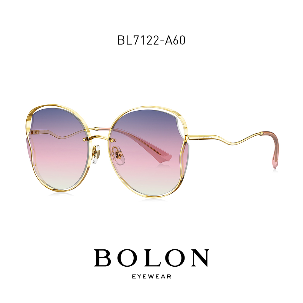 Tyrannosaurus Sunglasses Women's Anti-UV Personality Fashion Butterfly Trend Alloy Large Frame Round Face Sunglasses BL7122