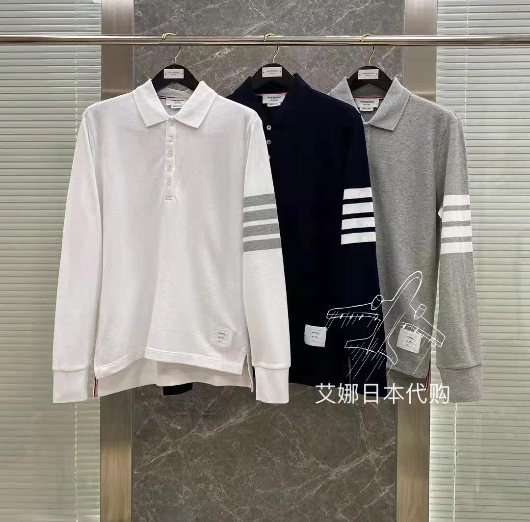 Thom Browne day generation 21 autumn and winter new tb business casual lapel bottoming shirt for men and women