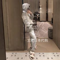 Aina Day Thom Browne 20 TB college style plus velvet thickened hooded sweater loose casual jacket