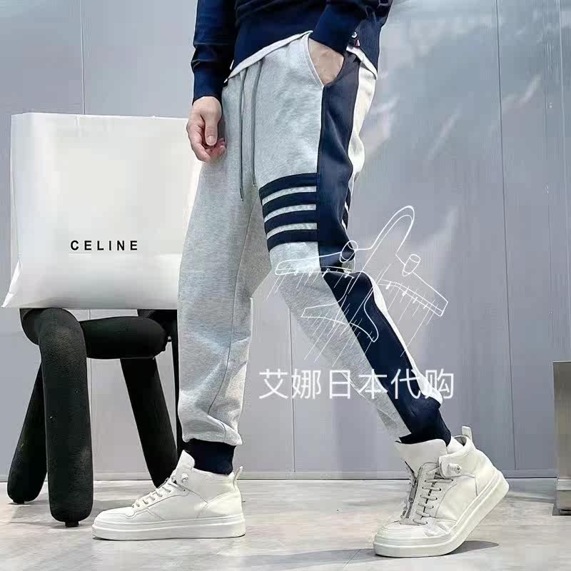 Aina Thom Browne 21 autumn and winter four bars loose casual sports pants men's