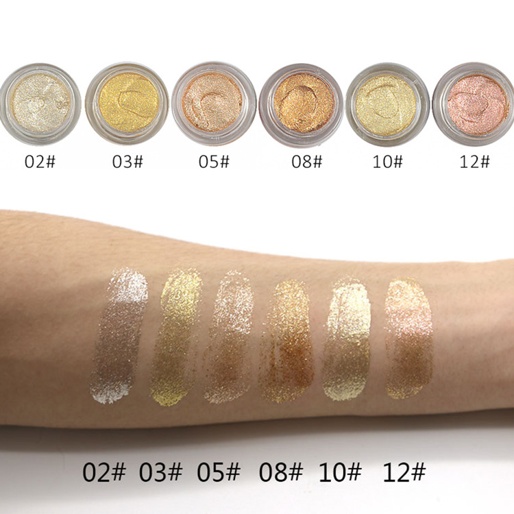 Mermaid Eye Shadow Pearly Đơn Sắc Eyeshadow Gel Sáng Bóng Bóng Mắt Đông Lạnh Trẻ Em Người Lớn Hiệu Suất Giai Đoạn zeesea phấn mắt