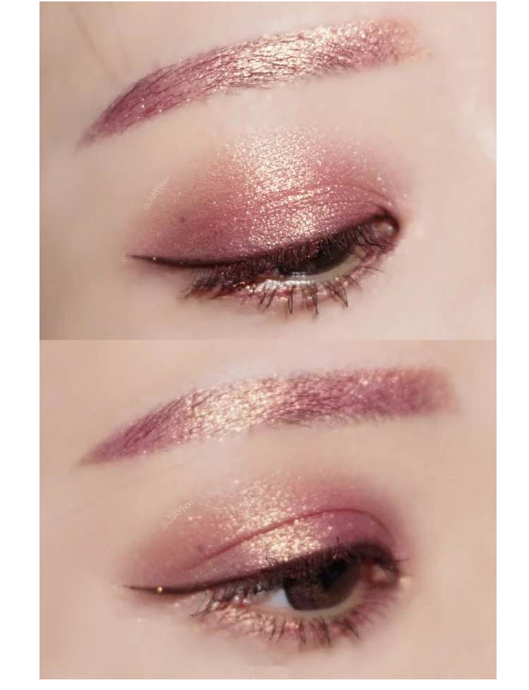 Nàng tiên cá Son môi Polarized Gold Pink Pearlescent Powder Dưỡng ẩm Giữ ẩm Golden Lip Gloss Soybean son whoo