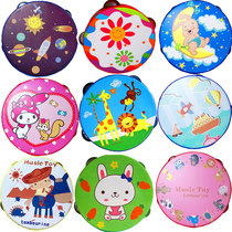 Kindergarten baby hand clap Rattles Cartoon hand clap drums Large hand tambourine Clap drums ORF musical instruments