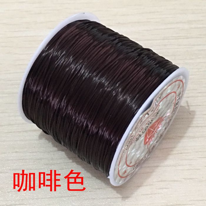Vòng đeo tay dây cao su dây đàn hồi dây cườm dây tinh thể dây đàn hồi dây đeo vòng dây đeo hạt dây đàn hồi - Vòng đeo tay Clasp vòng tay vàng 24k