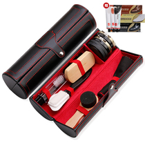 Leather shoe care on the shoe oil set 10 pieces of leather maintenance black colorless shoe oil cleaning tools