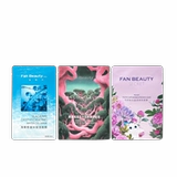 Вентилятор Bingbing's Tyme FanBeauty Dragon Mask Mask Mea Varpe Paee Paee Plaeretic Увлажняющий лось
