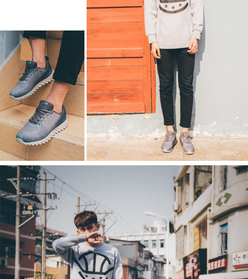 贵人 鸟 男鞋 Giày chạy mùa xuân và mùa hè thời trang mới đế ngoài của nam giới nhẹ sneakers giày thể thao juno