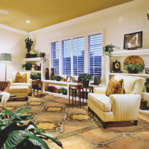 American vintage tile antique brick Mediterranean pastoral bedroom guest restaurant non-slip wear-resistant floor tiles rounded floor tiles