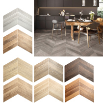 Nordic minimal fish bone wood brick restaurant bedroom anti-slip floor tile mixed wood floor plate antique brick