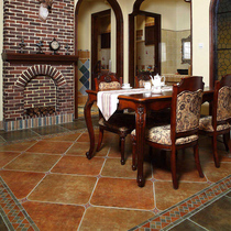 American Country Anti - Slide - resistant Wear - resistant floor - resistant tiles of the 500 - meter - colored restaurant