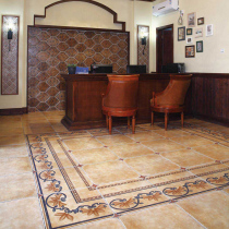 American Country Anti - Antique 500 X 500 Living Room Balcony Villa floor tile anti - slip - ancient floor tile