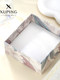 Xuping Storage Box 사용자 정의 선물 플립 박스 휴대용 접이식 작은 상자 패턴 색상 전송