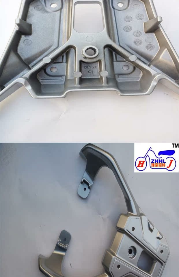 Xe thể thao áp dụng DL250 tailstock nhôm ụ đuôi khung phía sau khung sửa đổi kệ phía sau GW250 cánh sau tăng cường - Xe máy Sopiler bộ khung bảo vệ xe máy