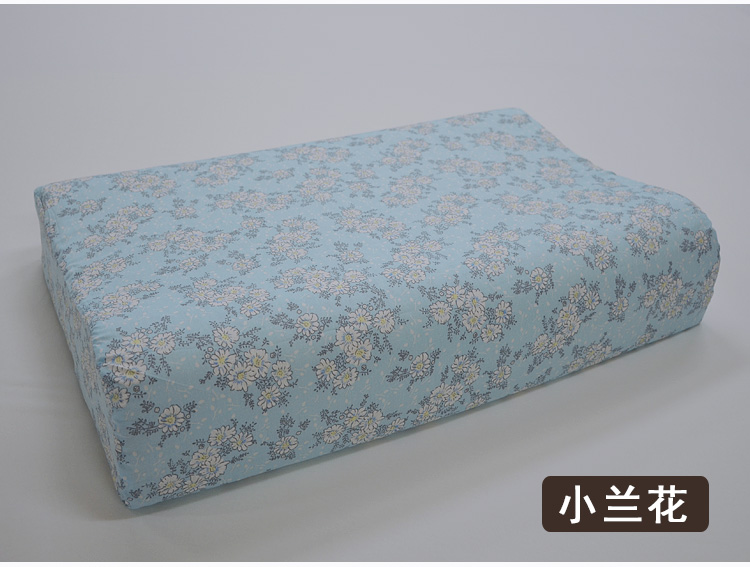 Four Seasons thở bông gối Thái Lan gối cao su cổ tử cung vỏ gối 60x35 hạt lớn của một cặp váy cotton - Gối trường hợp gối bà bầu