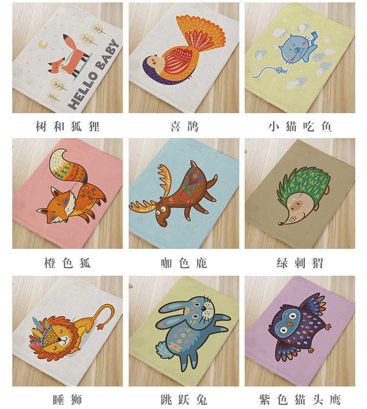 Dày hai lớp vườn bông placemat chống bỏng cách nhiệt pad vải placemat coaster bảng mat pad pad bát trà bát mat