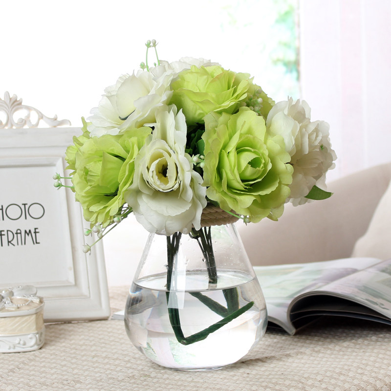 Nordic Transparent Glass Hydroponic Vases Home Living Room Dining Room Table Tea Table Decorations Flowers Inserts